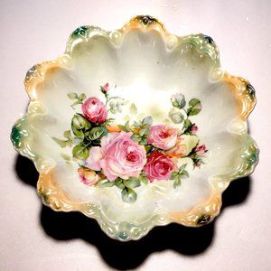 Antique German Lustreware Fruit/Serving Bowl